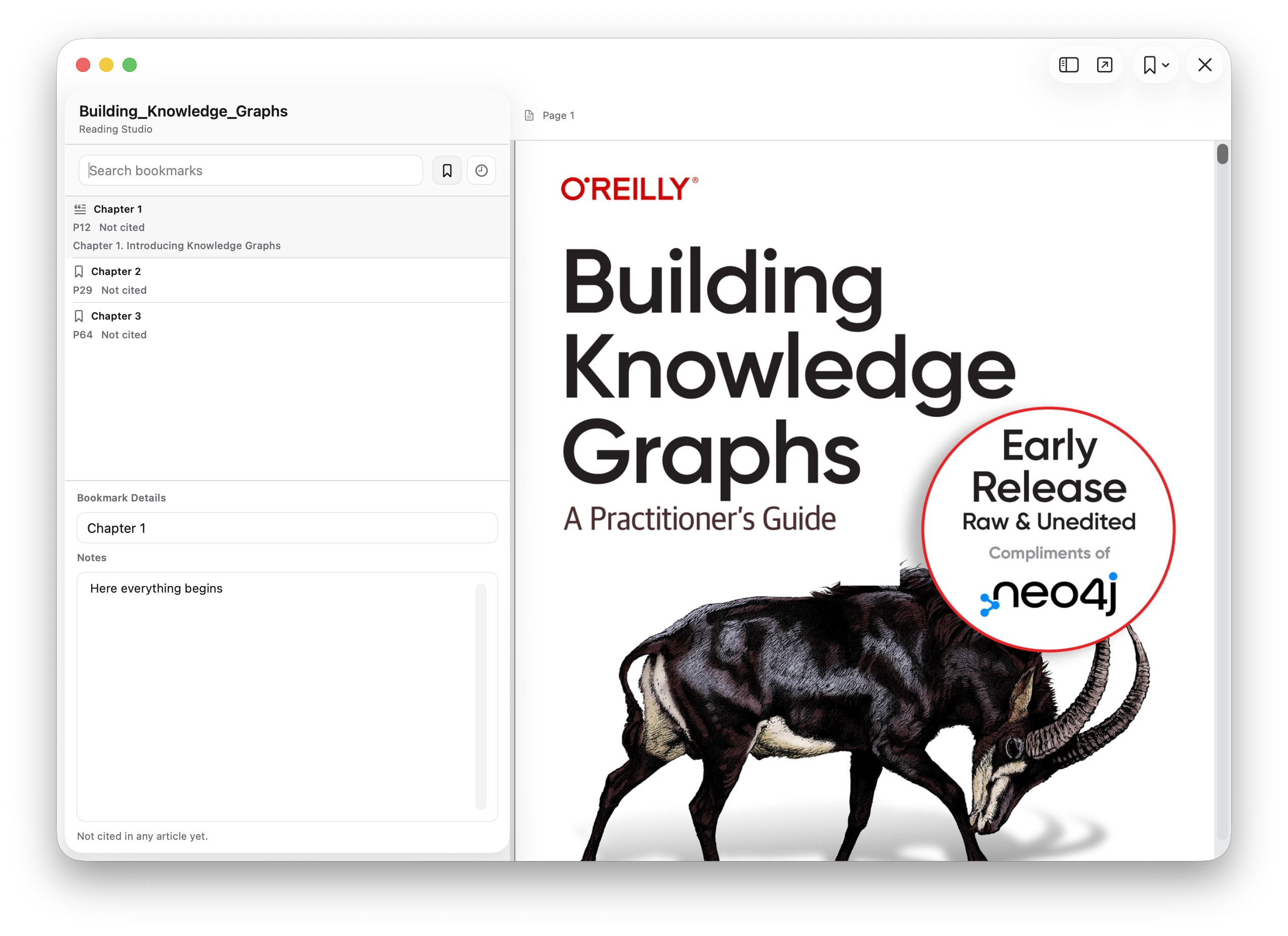 note.md Reading Studio screenshot